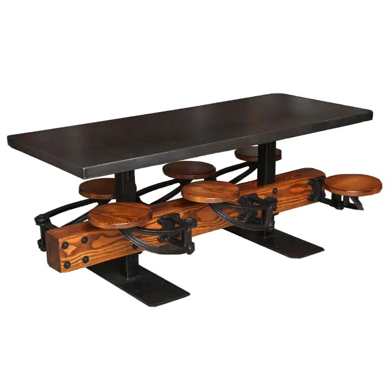 Industrial outlet cafeteria table