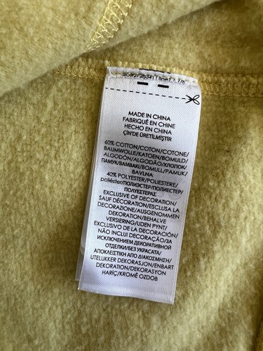 Polo Ralph Lauren Womens Fleece Crewneck Pullover Sweater Sweatshirt Yellow S - Picture 6 of 11