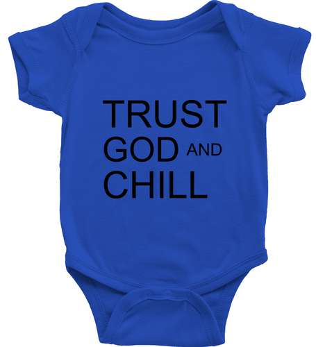 Toddler Kid Youth T-Shirt Baby Bodysuit Trust God and Chill Positive Graphic Tee - Picture 24 of 36