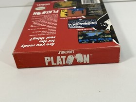 Platoon NES CIB Complete Nintendo Game Sleeve Styrofoam Manual Box Authentic