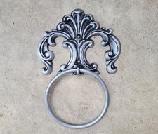 Iron Hand Towel Ring, silver metal bath Bathroom Hardware, NEW, Original design