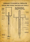 Stielhandgranate M24 Print Potato Masher German WWII WW2 Stick Hand Grenade Nazi