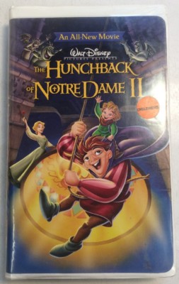 The Hunchback of Notre Dame II VHS 2002 Clamshell Walt Disney