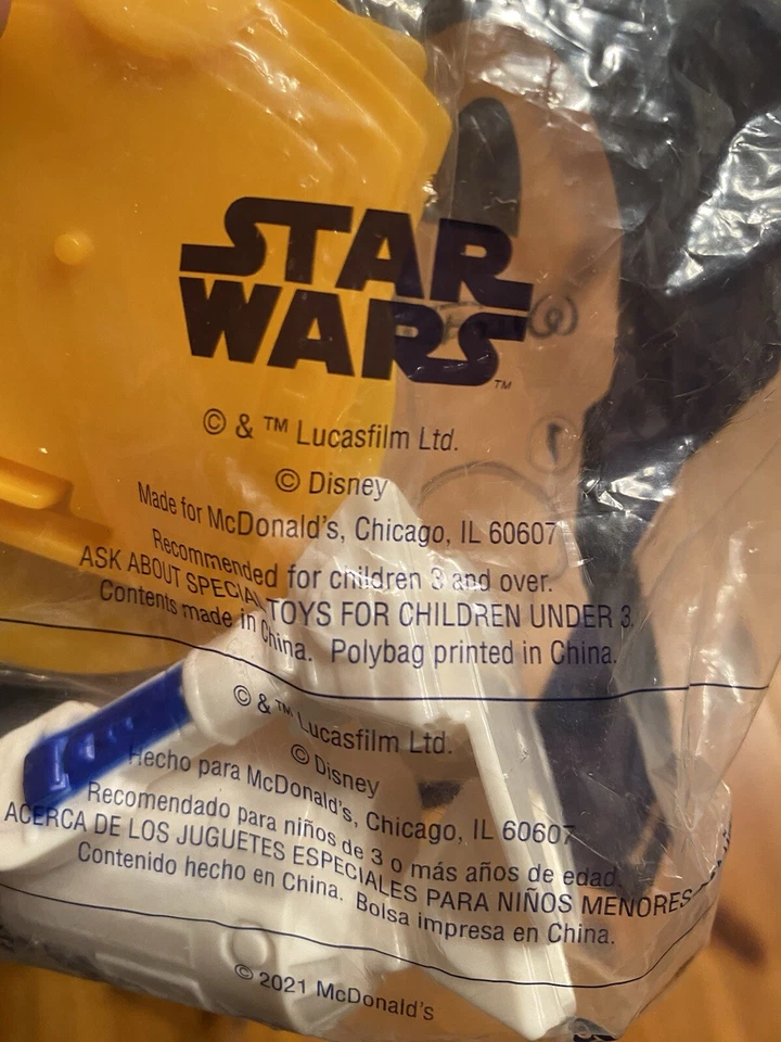 Disney Star Wars R2-D2 -McDonald’s Figure Cake Topper NEW SEALED Happy Meal Toy - Image 3 of 4