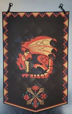 Monster Hunter Rathalos Custom Made Cloth Banner
