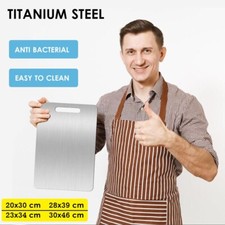 304 Stainless Titanium Steel Anti-Bacterial Mildew-Proof Cutting Chopping Board