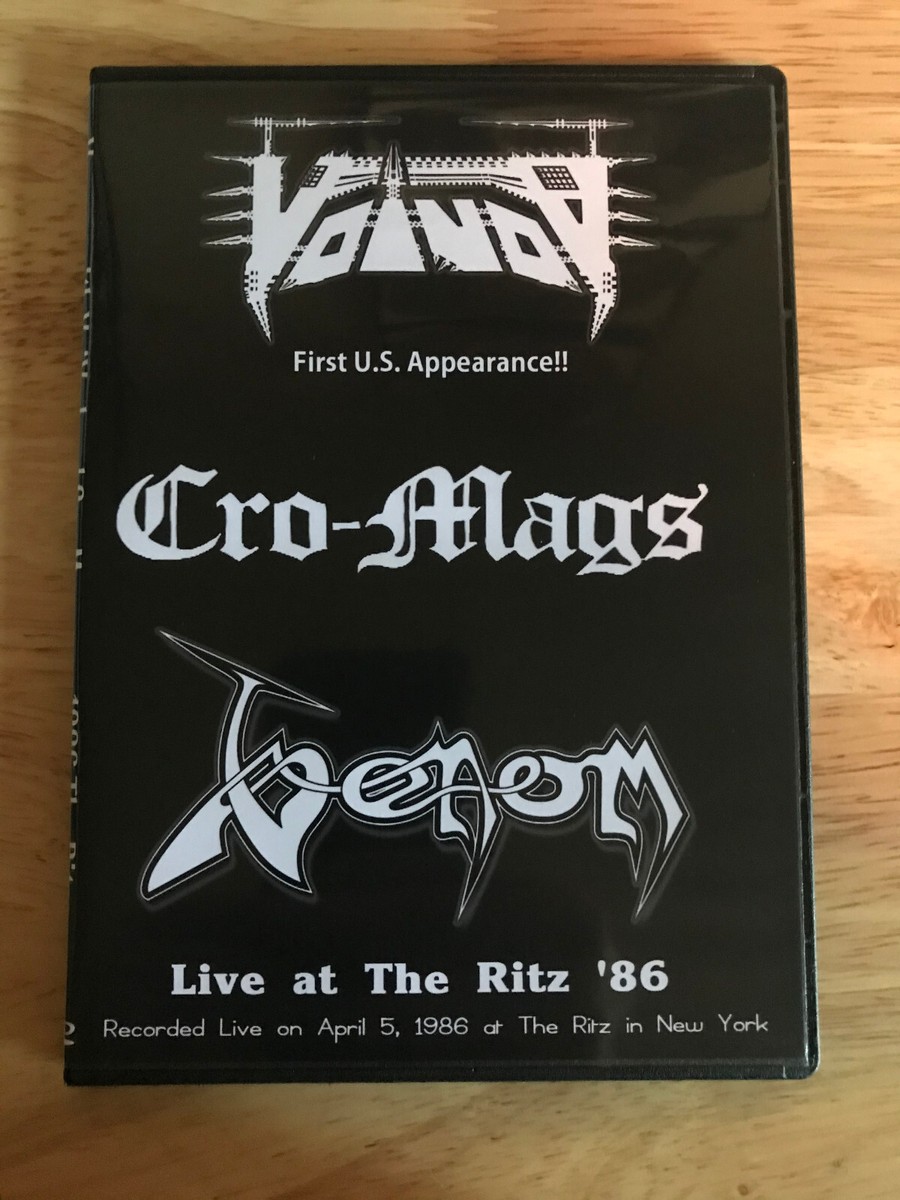 Venom VoiVod Cro-mags - Live in New York City 1986 DVD Cronos