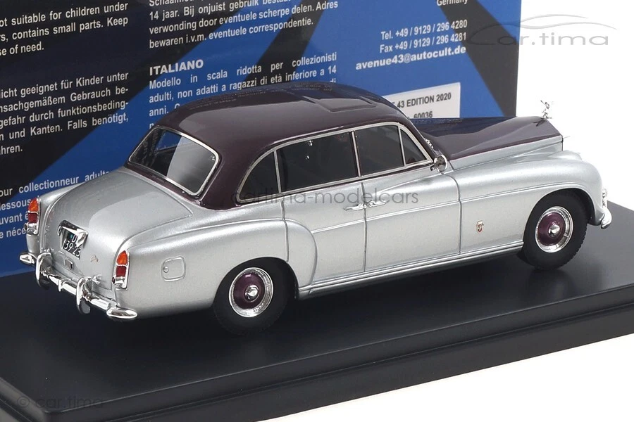 Rolls Royce Argento Alba Ghia Avenue43 1:43 60036 - Immagine 4 di 4