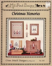 Christmas Memories Cross Stitch Leaflet - Mill Pond Designs - Vintage 1989