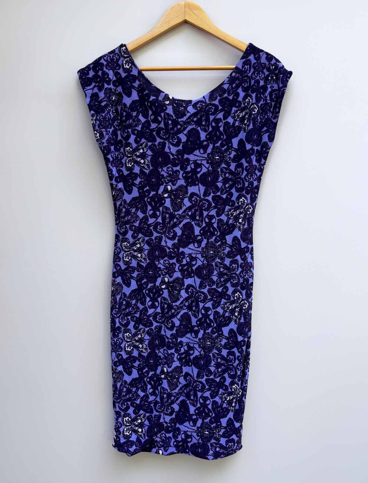 Splendido raro abito astratto multicolore variante YVES SAINT LAURENT anni 80 O S