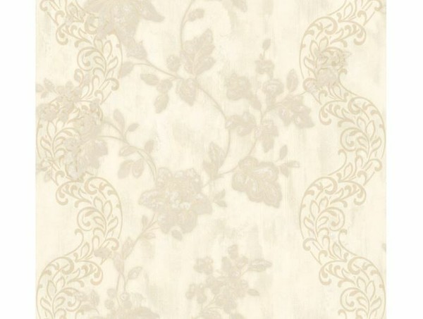 Rasch Textil Tapete Vlies Victoria 007031 Creme Grau Stylisch Floral-image
