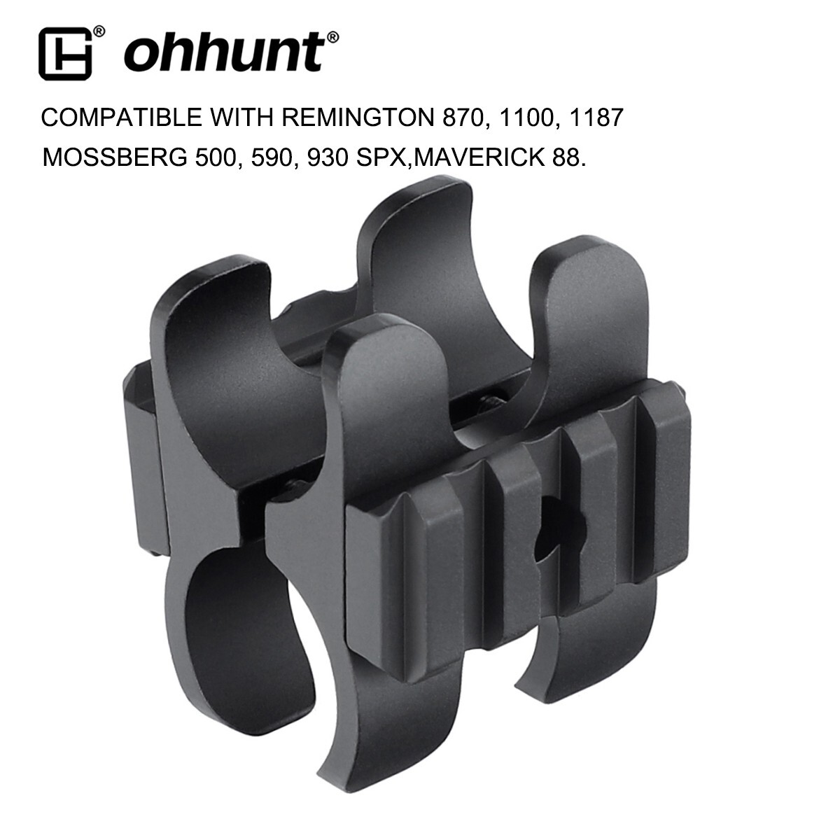 ohhunt Barrel Clamp fit Flashlight Mount fits Remington 870