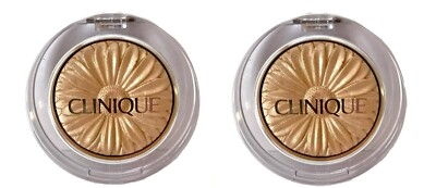 Lot of 2 Clinique Cheek Pop Highlighter Gold Celebration Pop Full Size NWOB