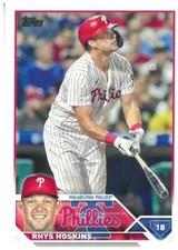 2023 Topps Series 1 Rhys Hoskins Philadelphia Phillies #221