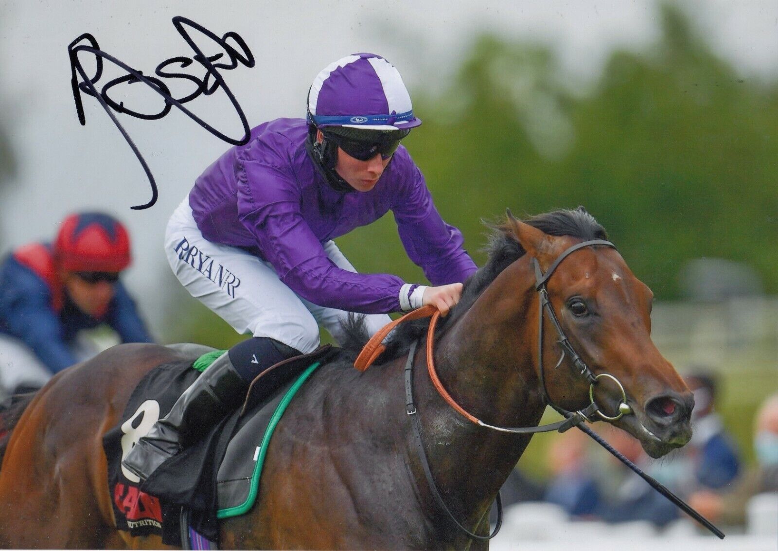 Horse Racing - Rossa Ryan - Signed 12x8 Photograph - COA 
