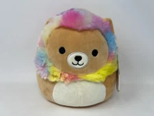 Kellytoy Squishmallows 8" Leonard The Rainbow Mane Lion Plush Toy NWT