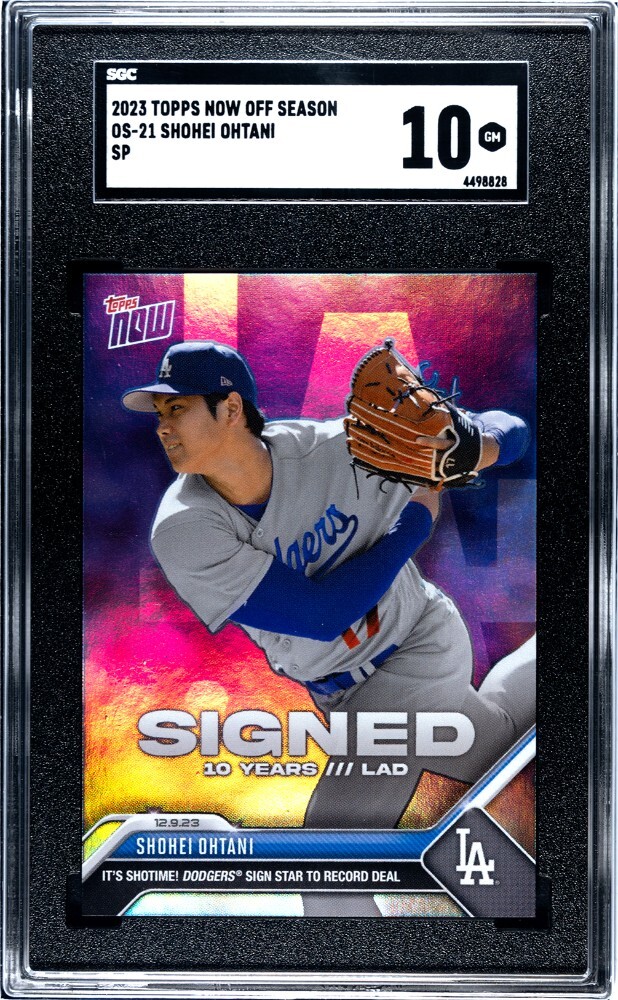 Topps Now Shohei Ohtani OS-21 大谷 翔平 ドジャース ユニフォーム