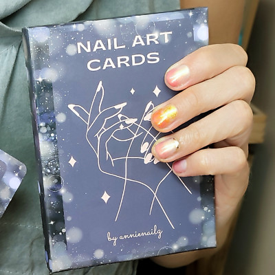 Nail Art Karten, Nageldesign inspirierendes Deck, Nail Tech Geschenke, Nägel Zubehör
