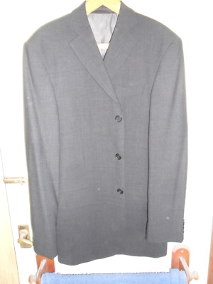 MARKS AND SPENCER MENS SUIT JACKET IN CHARCOAL 38 MEDIUM MARKS