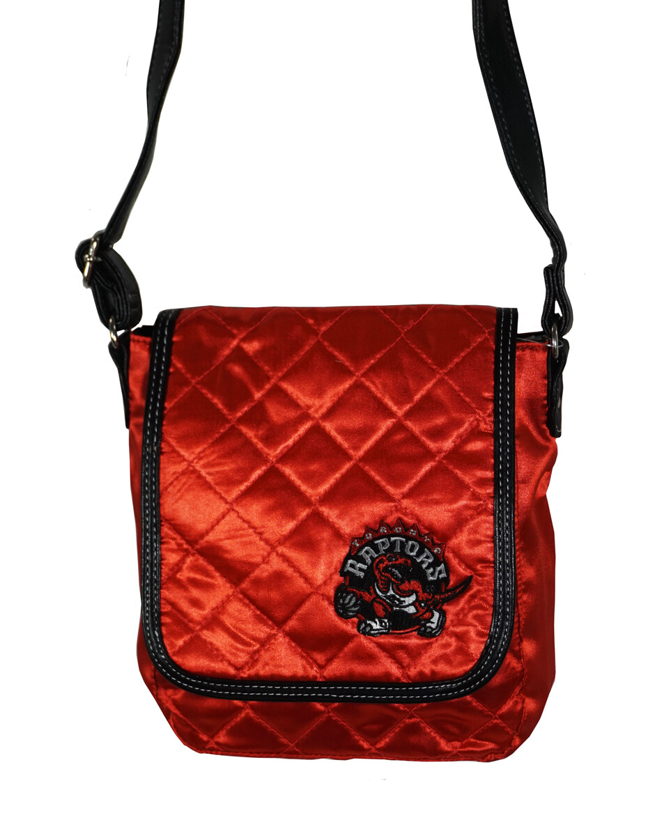 Toronto Raptors Basketball Licensed Red Quilted Purse Handbag
