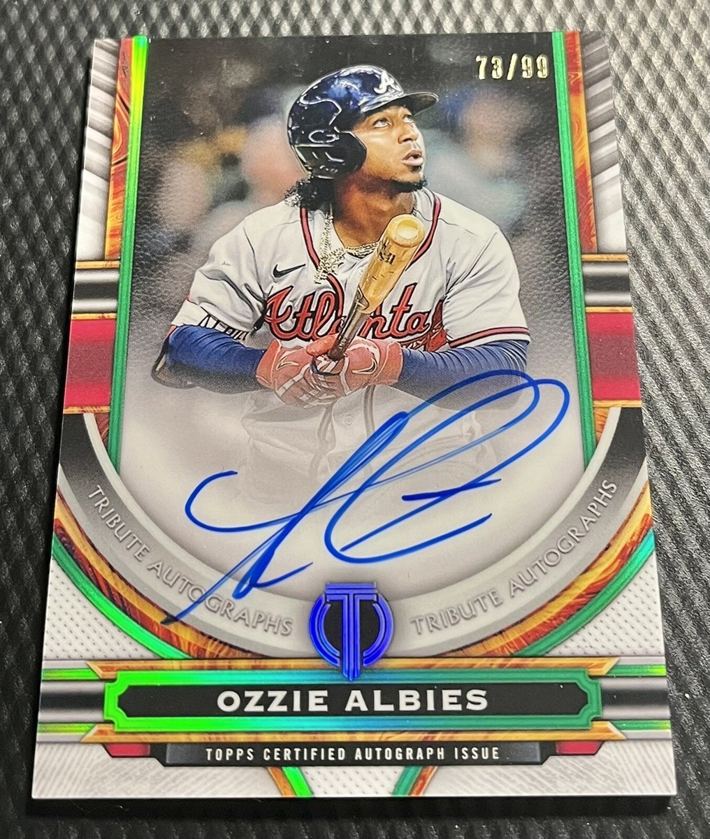 オジー・アルビーズ 75枚限定直筆サインカード】Ozzie Albies Topps