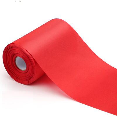 4 Inch Wide 22Yard Satin Ribbon for Cutting Ceremony Grand Opening Chair Sashes