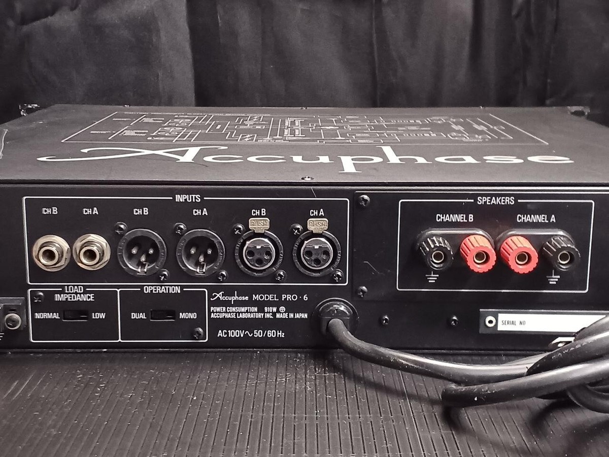 ACCUPHASE PRO-6 Power Amplifier AC100V Working #28137 | eBay 