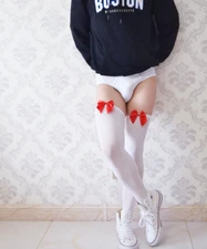 Men Clubwear Thigh High Stockings Sissy Tights Over The Knee Long Lingerie Socks