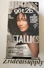 Schwarzkopf Got2b Metallics Permanent Hair Color Kit M66 BLUE CHARCOAL