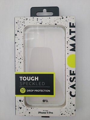 Case Mate Tough Speckled Case For iPhone 11 Pro (5.8'') - Clear Speckled