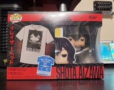 Funko Pop! My Hero Academia Shota Aizawa #375 (metálico) con camiseta gris L para adultos
