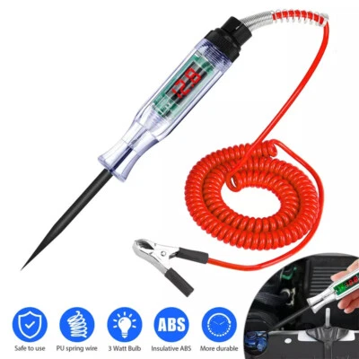6-24V Digital Electric Voltage Circuit LCD Tester Automotive Car Truck Probe Pen