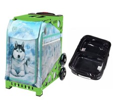 Zuca Sport Bag - Husky Green Frame with One Large and Two Mini Utility Pouch