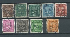 SUÈDE - 1925 LOT OBLITÉRÉ TOUS DIFFERENTS