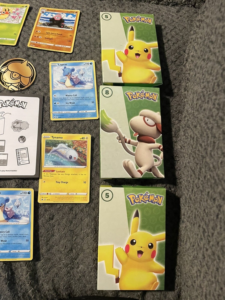 超レア！ 1996年マクドナルド 宝探しカード　3枚セット McDonald's Pokémon Lot 16 Cards! Plus 3 Boxes 2 Manuel's And