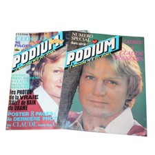 Magazine PODIUM n° 74 Avril 1978 Spécial Claude François + numéro spécial
