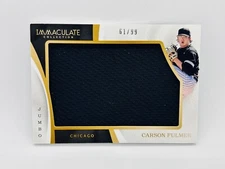 Carson Fulmer 2017 Panini Immaculate Baseball Collection Jumbo Patch /99 Angels