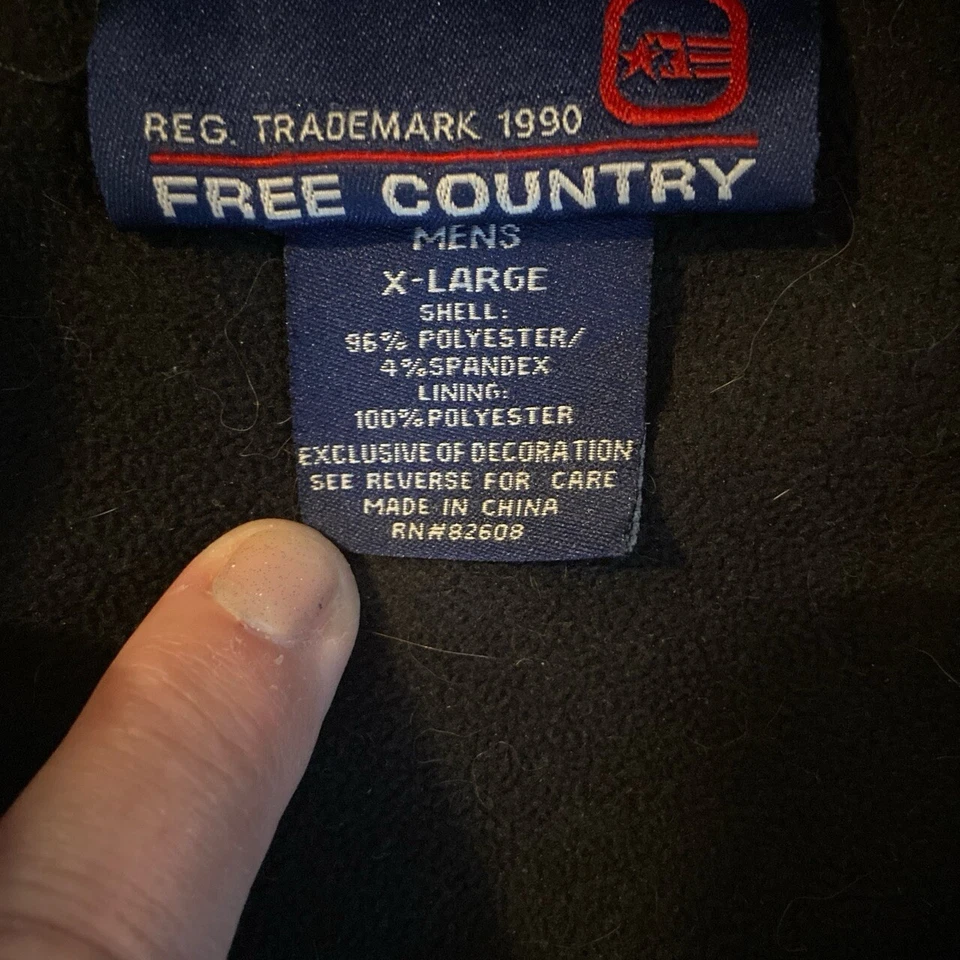 Free Country Men’s Reversible Warm Winter Coat Size XL Polyester Beige Tan - Image 3 of 3