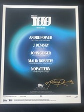 Malik Roberts Auto # to 10 - Topps Project100 Season One 11x14 Print