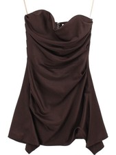 House Of CB London Bodycon Mini Dress S in Brown