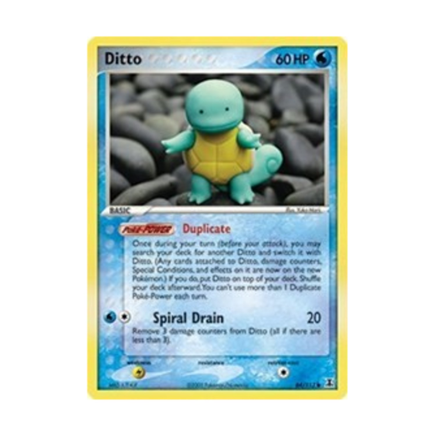Pokemon Delta Species Ditto (64 - Squirtle) (C) #64 NM