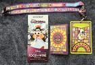 Disney Food & Wine Festival 2025 Sip Savor Lanyard, Used Pass, Guide, Park Map   — photo 1