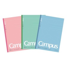 KOKUYO Campus Notebook A4 3-Book Pack Dot Ruled A Ruled 30 Sheets No-203CATX3