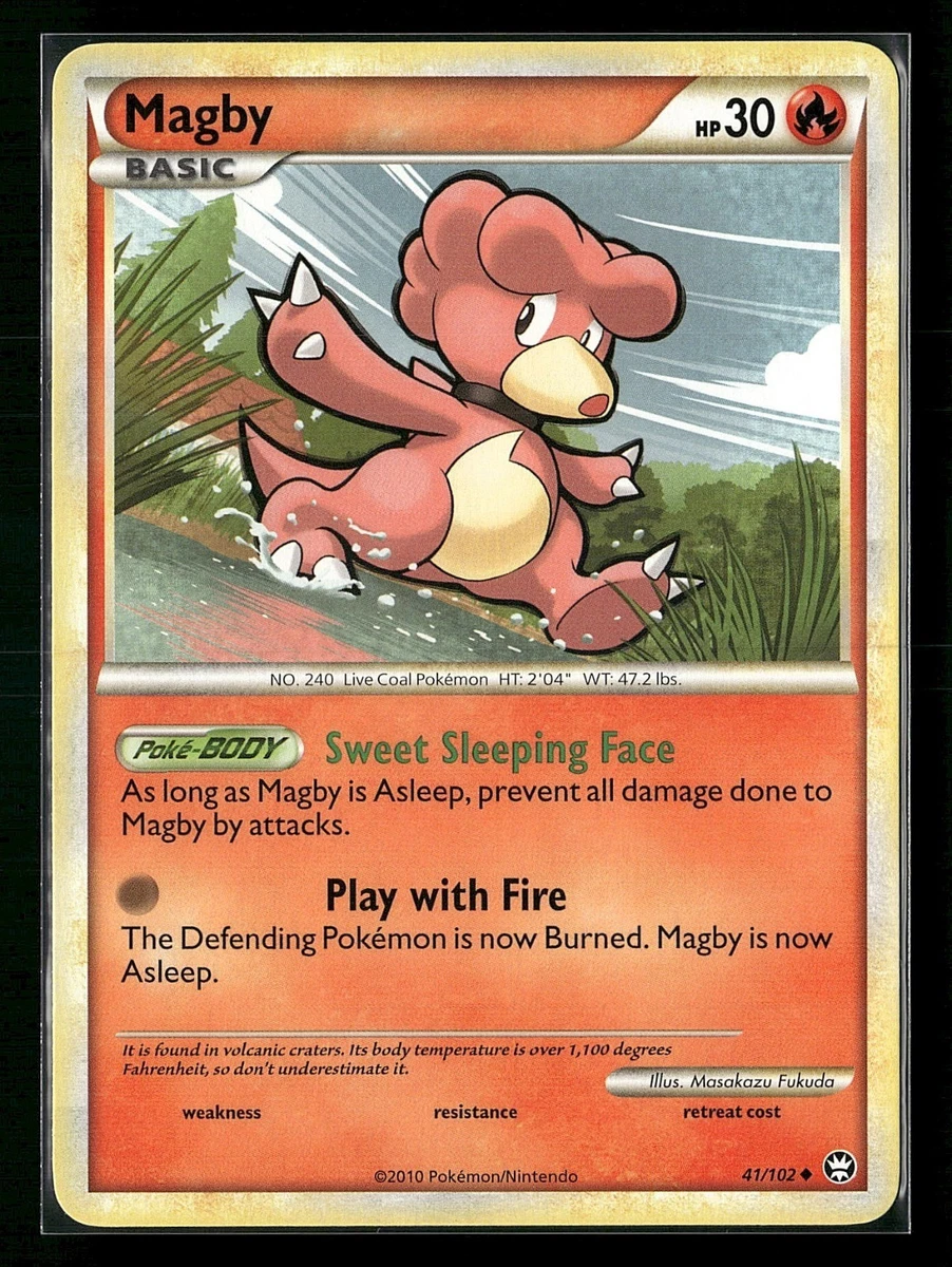 Magby Pokemon Card for sale