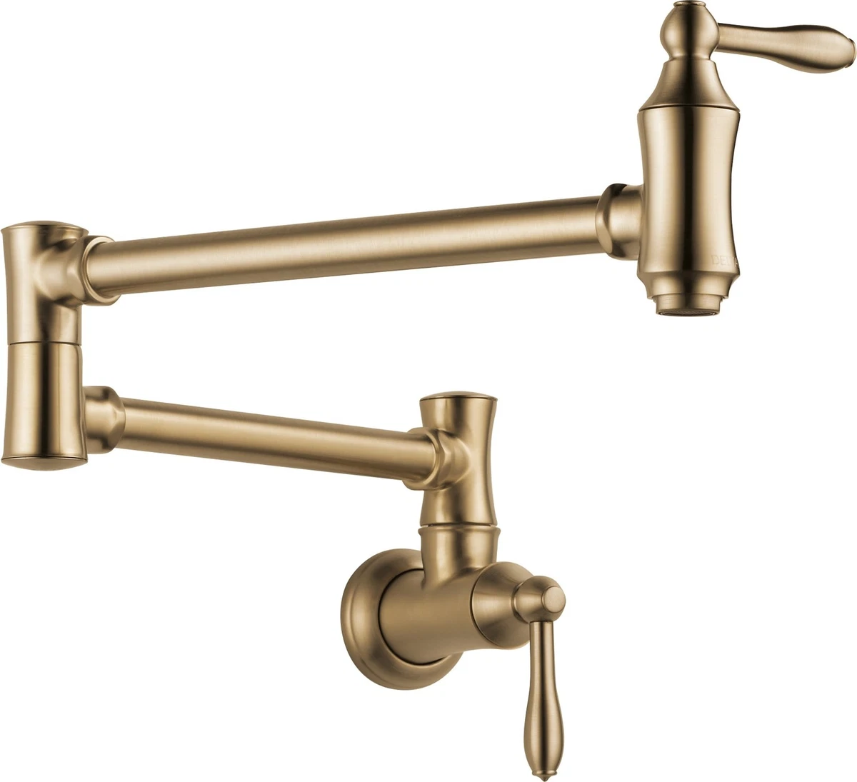 その② Delta 1177LF-CZ Traditional Wall Mount Pot Filler Kitchen Faucet