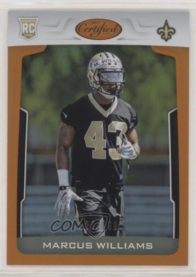 2017 Certified Rookies Mirror Orange /199 Marcus Williams #176 Rookie RC 1u6
