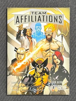 2023 Marvel Fleer Ultra Wolverine | Team Affiliations | #TA-6 Savage Avengers