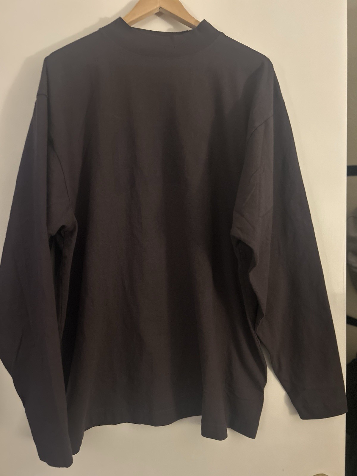 YZY Gap Balenciaga Black Dove Oversized Long Sleeve Tee Size M