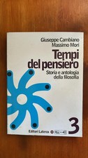 Tempi del pensiero 3 - Storia e antologia della filosofia - Editori Laterza