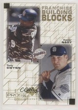 2001 Pros & Prospects Franchise Building Blocks Tony Gwynn Xavier Nady HOF 0w8